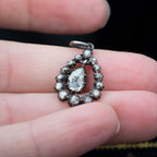 Victorian Rosecut Diamond Pendant - LUXORIA VITA