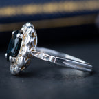 Vintage Sapphire Diamond Ring - LUXORIA VITA