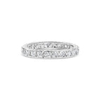 1920's Art Deco Platinum Diamond Eternity Ring - LUXORIA VITA
