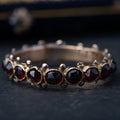 Antique Eternity Garnet Ring - LUXORIA VITA