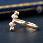 Vintage Pearl Diamond Ring - LUXORIA VITA