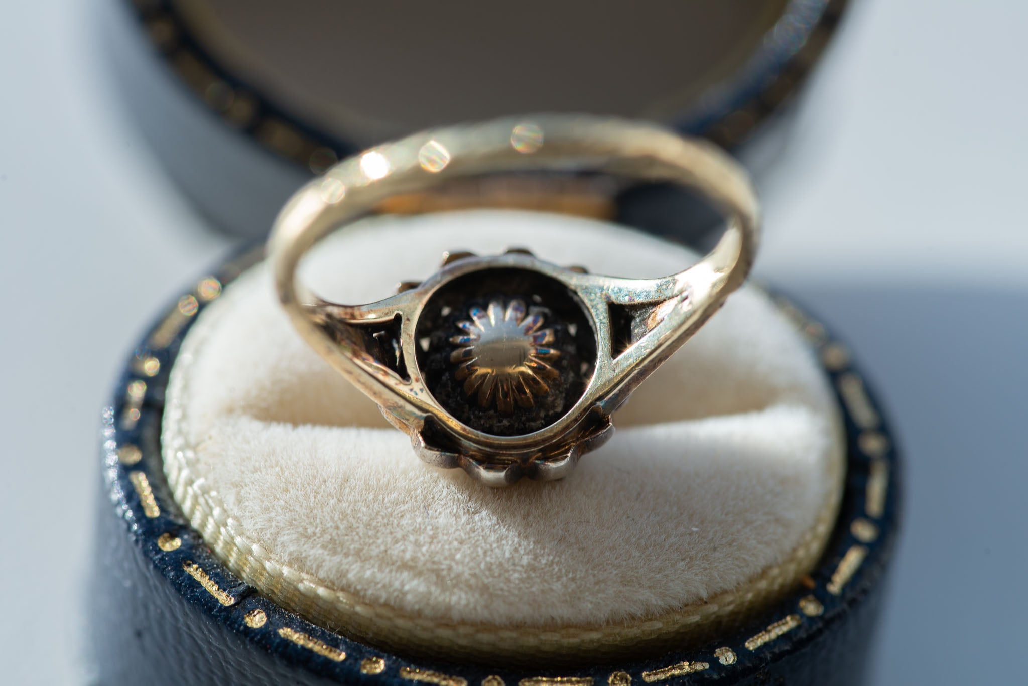 Antique Dutch Rose-Cut Diamond Ring