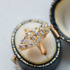 Victorian 1900's Navette Ring - LUXORIA VITA
