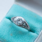 Art Deco 1.80ct Solitaire Diamond Ring - LUXORIA VITA