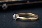 French Antique Diamond Solitaire Ring - LUXORIA VITA