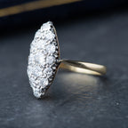 Antique 1900's Diamond Navette Ring - LUXORIA VITA