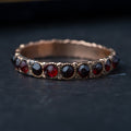 Antique Garnet Eternity Ring - LUXORIA VITA