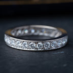 Art Deco 1.3ct Diamond Eternity Ring - LUXORIA VITA