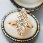 Victorian 1900's Navette Ring - LUXORIA VITA