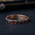 Antique Garnet Eternity Ring - LUXORIA VITA
