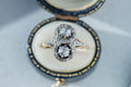 Antique Rosecut Diamond Cluster Toi Moi Entourage Ring - LUXORIA VITA