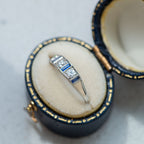 Art Deco Sapphire Diamond Ring - LUXORIA VITA