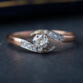 Antique Diamond Swirl Ring - LUXORIA VITA