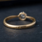 French Antique Diamond Solitaire Ring - LUXORIA VITA