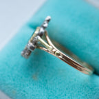 Victorian Emerald Rosecut Diamond Ring - LUXORIA VITA