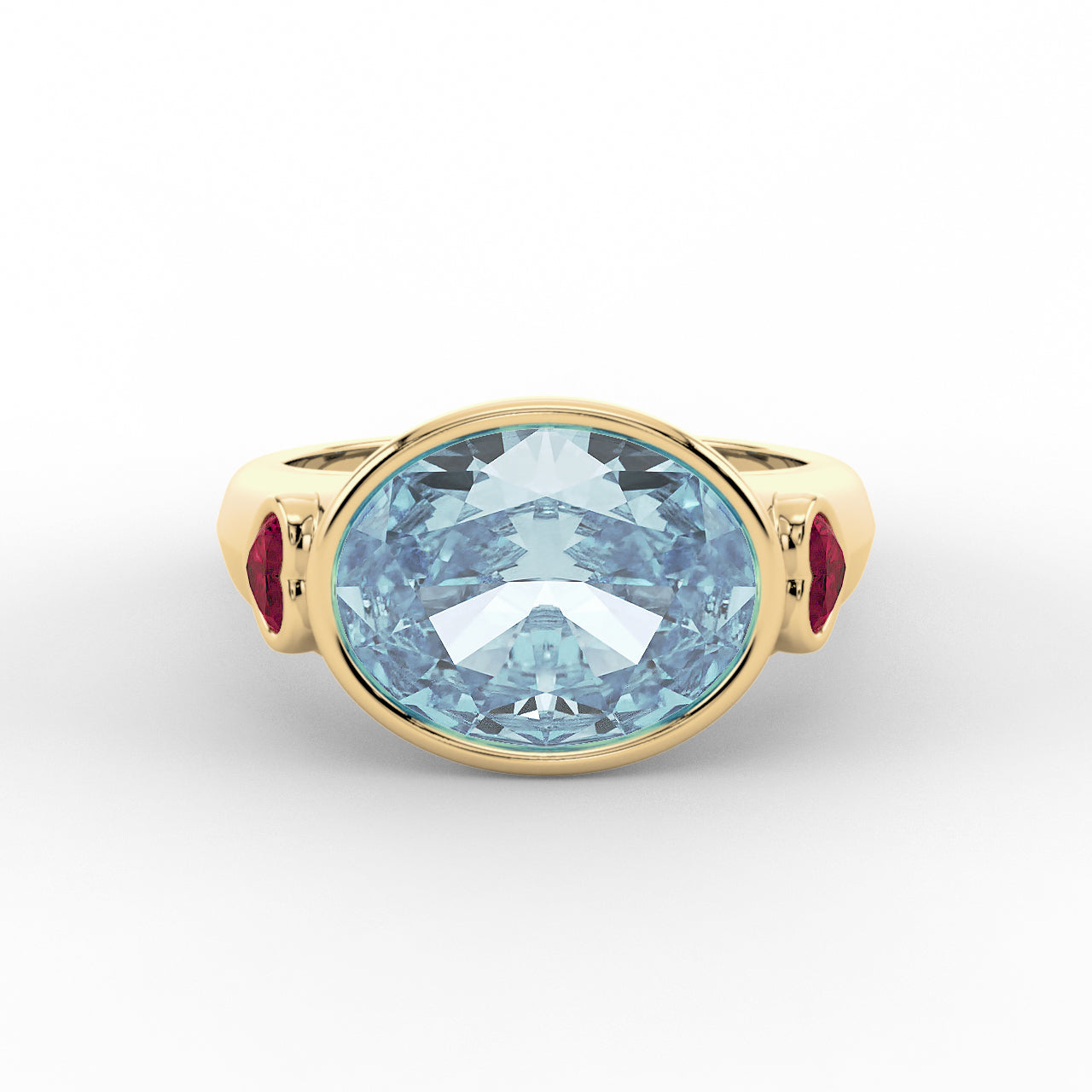 LUX Signature Aquamarine Ring - LUXORIA VITA
