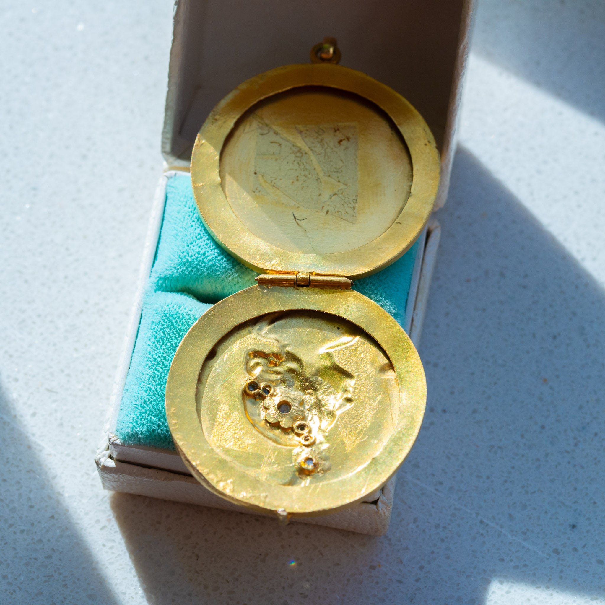 Art Nouveau High Carat Lady Locket