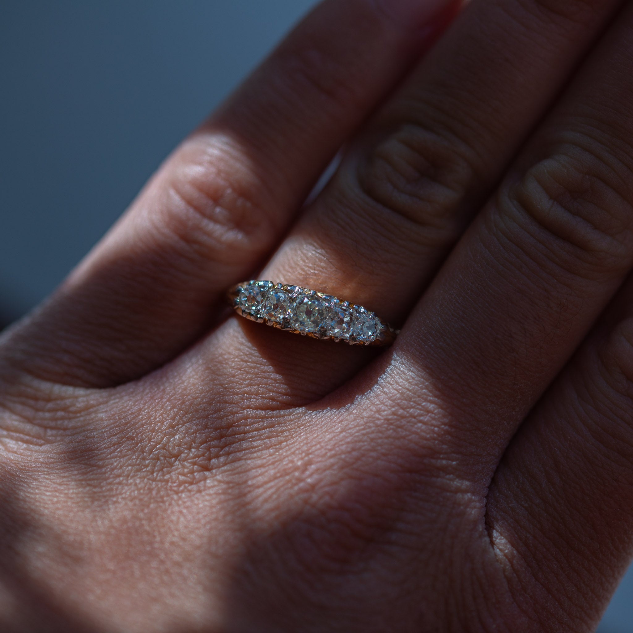 Victorian 1.00ct Oldmine Cut Diamond Ring ||| - LUXORIA VITA