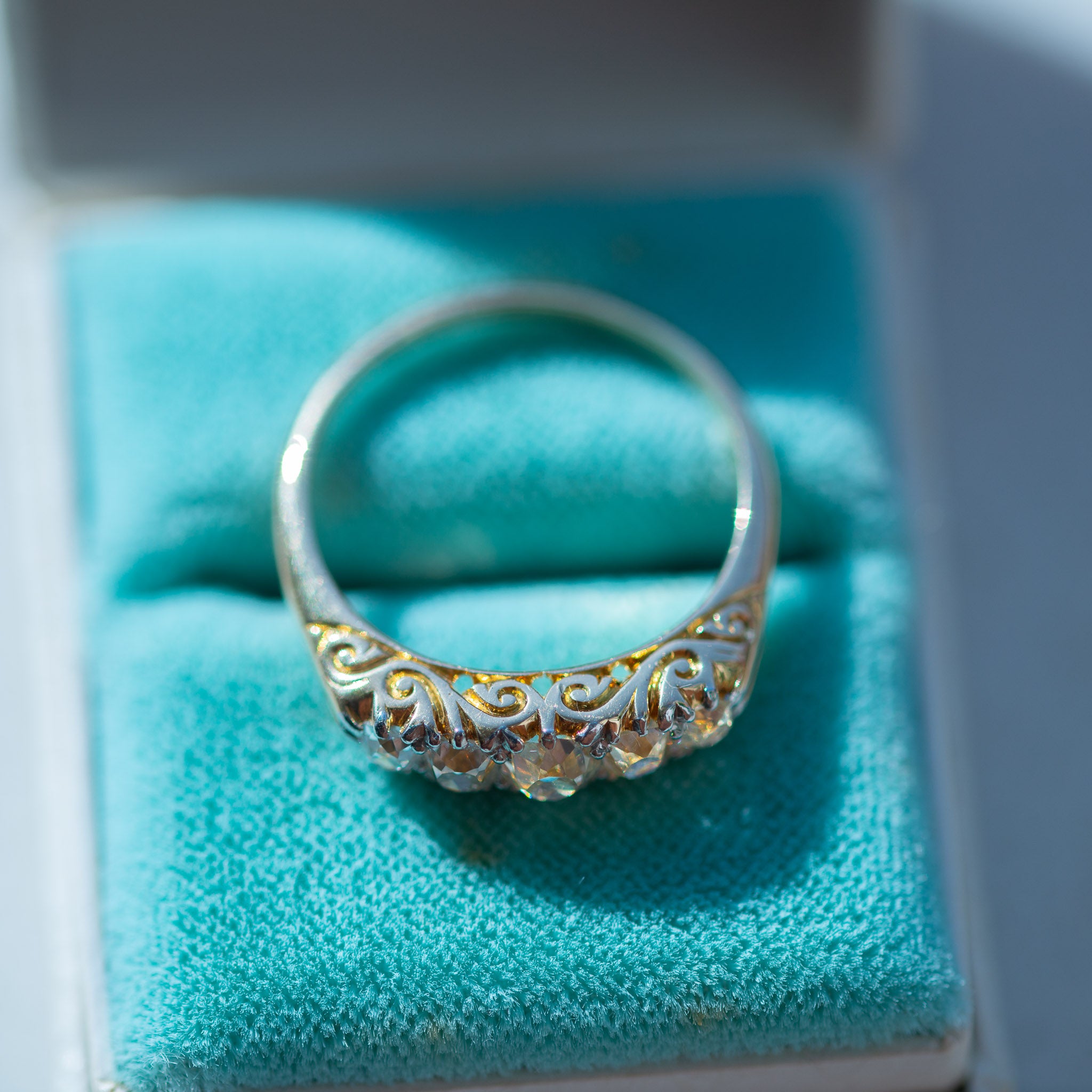 Victorian 1.00ct Oldmine Cut Diamond Ring ||| - LUXORIA VITA
