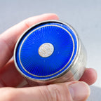 Antique Guilloché Enamel Pill Box - LUXORIA VITA