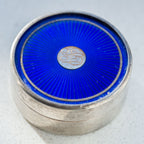 Antique Guilloché Enamel Pill Box - LUXORIA VITA