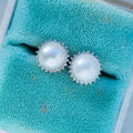 Vintage Pearl Diamond Earrings - LUXORIA VITA