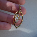 Victorian Dutch Antique Rosecut Diamond Pendant - LUXORIA VITA