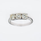 Modern 1.65ct Diamond Trilogy Ring - LUXORIA VITA