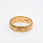 Vintage Blossom Wedding Band - LUXORIA VITA
