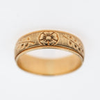 Vintage Blossom Wedding Band - LUXORIA VITA