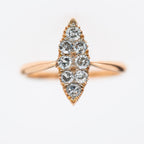 Antique Diamond Navette Ring ||| - LUXORIA VITA