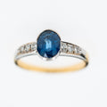 1.00ct Sapphire Diamond Ring - LUXORIA VITA