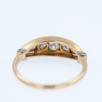 Vintage Diamond Boat Ring - LUXORIA VITA