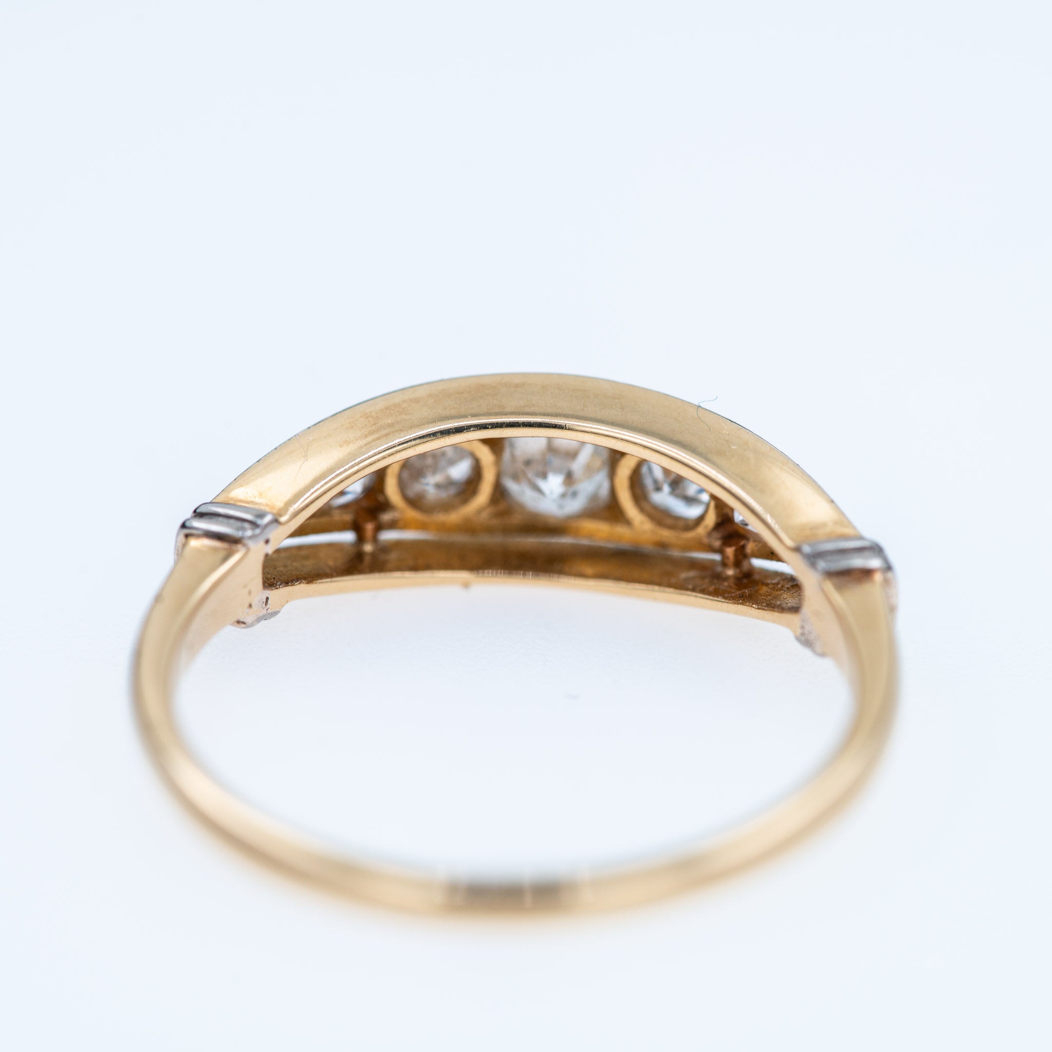 Vintage Diamond Boat Ring - LUXORIA VITA