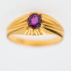 1900's High Carat Gold Ruby Ring - LUXORIA VITA