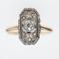 Art Deco 0.25ct Diamond Ring - LUXORIA VITA