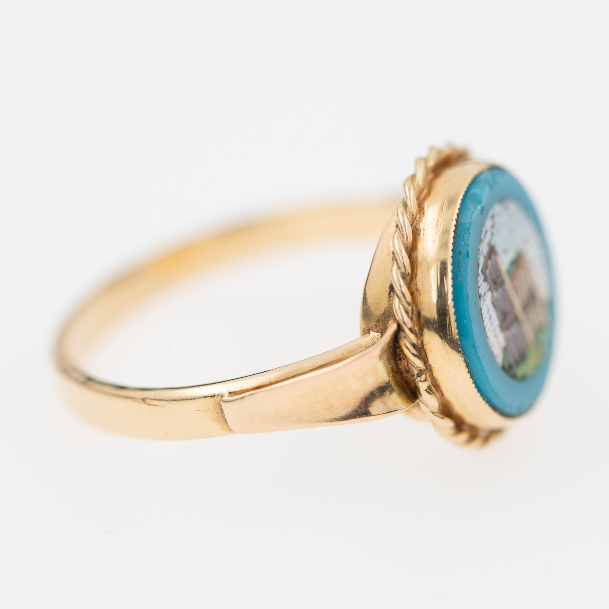 Colosseum Micromosaic Ring ||| - LUXORIA VITA