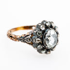 2.00ct Rosecut Diamond Entourage Ring - LUXORIA VITA