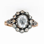 2.00ct Rosecut Diamond Entourage Ring - LUXORIA VITA