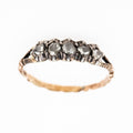 Antique Rosecut Diamond Five Stone Ring - LUXORIA VITA