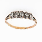 Antique Rosecut Diamond Five Stone Ring - LUXORIA VITA