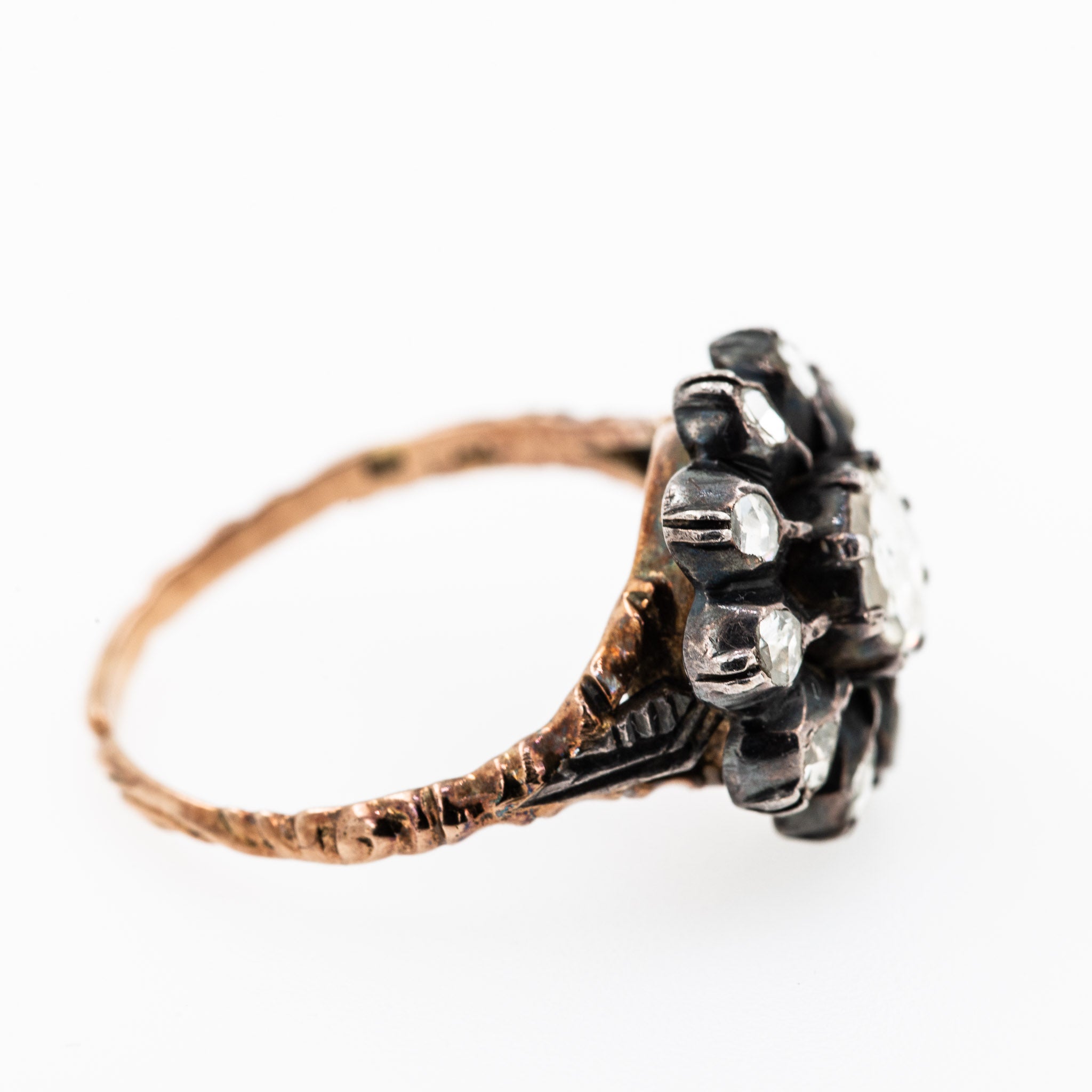 Rosecut Diamond Entourage Ring - LUXORIA VITA