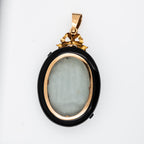 Victorian Seedpearl Mourning Locket Pendant - LUXORIA VITA