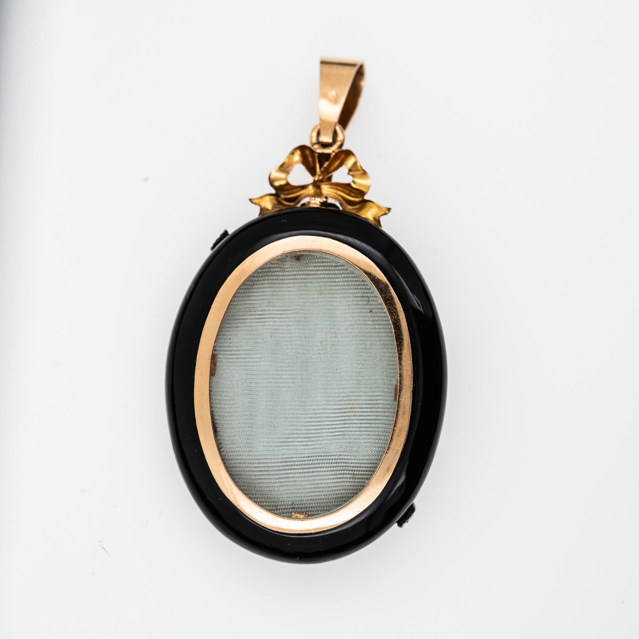 Victorian Seedpearl Mourning Locket Pendant - LUXORIA VITA
