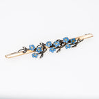 Art Deco Flower Enamel Brooch - LUXORIA VITA
