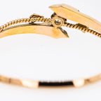 Edwardian Bypass OMC Diamond Bracelet 14K Gold - LUXORIA VITA