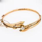 Edwardian Bypass OMC Diamond Bracelet 14K Gold - LUXORIA VITA