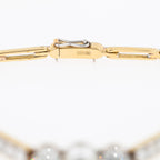 Art Deco Style 4.60ct Diamond Pearl Bracelet - LUXORIA VITA
