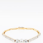 Art Deco Style 4.60ct Diamond Pearl Bracelet - LUXORIA VITA