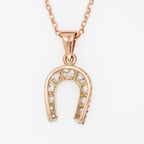 Victorian Horseshoe Oldminecut Diamond Pendant - LUXORIA VITA